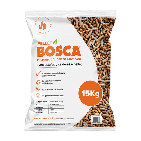 BOSCA BOLSA DE PELLETS 15 KG BOSCA - |